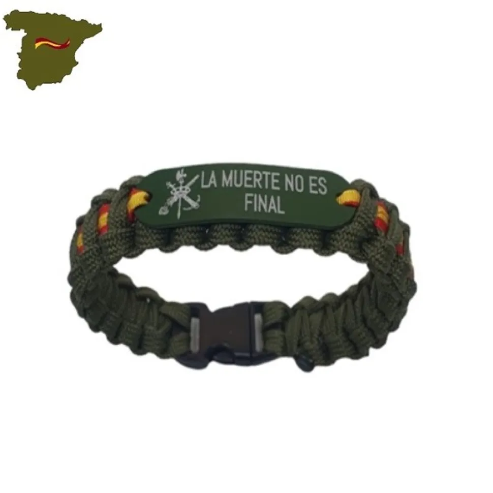 Pulsera España, escudo y texto Legión - Para hombre y Mujer