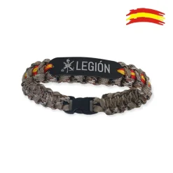 Pulsera España paracord escudo Legión Árida