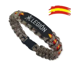 Pulsera España paracord escudo Legión Árida