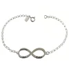 Sale Pulsera Infinito Personalizada Hasta 4 Nombres De Plata De Ley