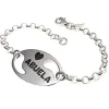 Pulsera Para Abuela En Plata De Ley