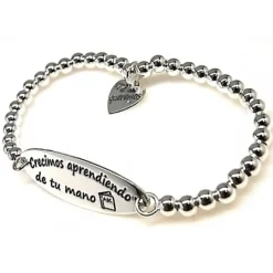 Outlet Pulsera Para Profesora Con Bolas De Plata