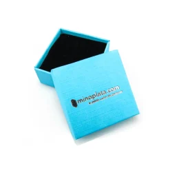 Pulsera Para Tobillo De Plata Rodiada Piedras Y Colgante Azules