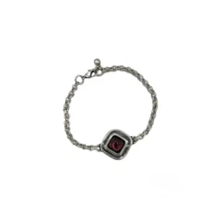 Pulsera plata I love Mom