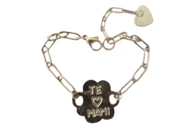 Pulsera reversible de acero '' mamá ''