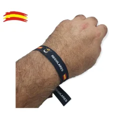 Pulseras 10 Unidades cinta bordada ajustable negra de Regulares