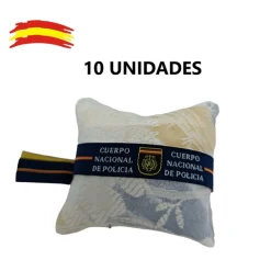 Pulseras 10 unidades cinta bordada ajustable azul del CNP