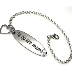 Best Pulsera Te Quiero Mamá De Plata