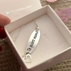 Best Pulsera Te Quiero Mamá De Plata