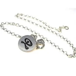 Pulsera Tobillera En Plata De Ley Con Indalo Colgante