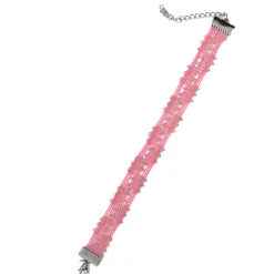 Clearance Leyi & Lace Pulsera Zig Zag Rosa