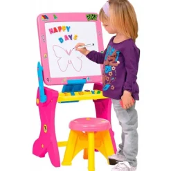 Sale Moltó Pupitre y Pizarra Infantil Magnético Rosa