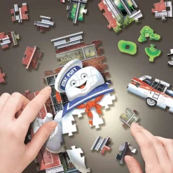 Puzle 3D Coche y Cuartel Cazafantasmas Ghostbusters 500pz