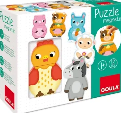 Diset Puzle magnético animales de granja