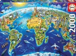 Puzle símbolos del mundo (2000 piezas)