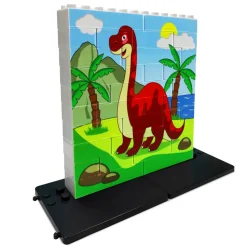 Puzle vertical Diplodocus - caja de 32 piezas