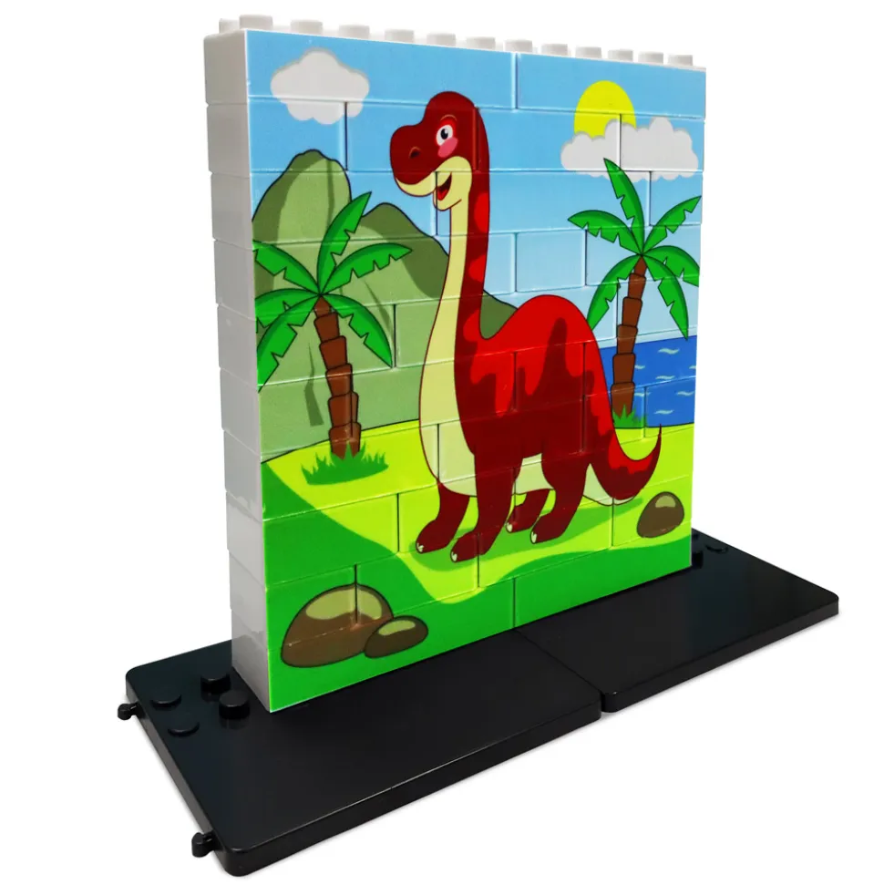 Puzle vertical Diplodocus - caja de 32 piezas