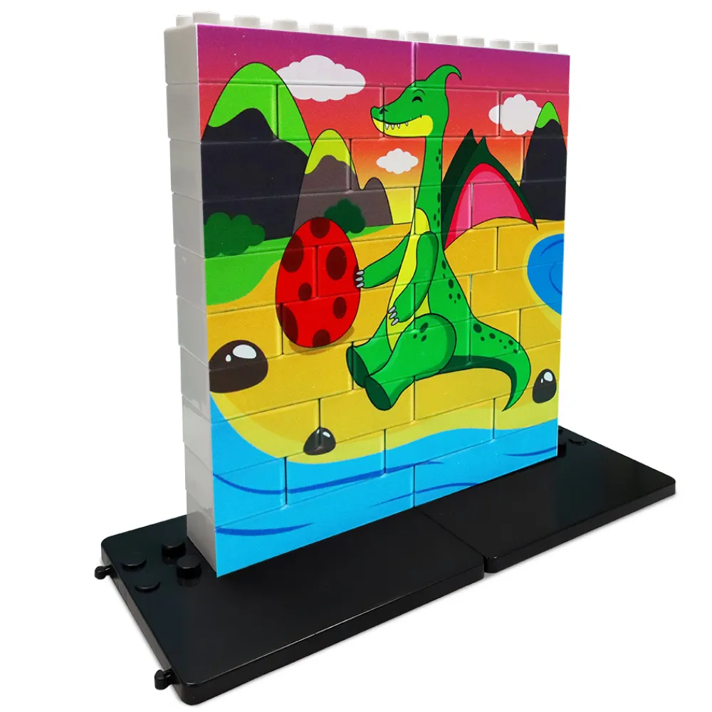 Best Game Movil Puzle vertical Dragón verde - caja de 32 piezas