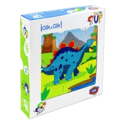 Puzle vertical Estegosaurio - caja de 32 piezas