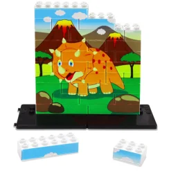 Discount Game Movil Puzle vertical Triceratops - caja de 32 piezas