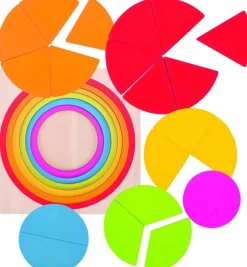 Puzzle círculo de porciones