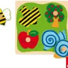 Puzzle de madera animales del campo