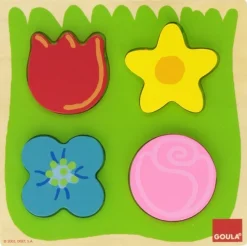 Puzzle de madera de flores