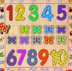 Puzzle de madera 1-10 (Djeco)