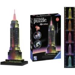 Discount Ravensburger Puzzle 3D Empire State Buliding Night Edition