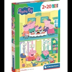 Puzzle de 20 piezas Fiesta en Casa de Peppa Pig +3A