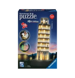 Puzzle 3D Torre de Pisa Luz Led Night Edition