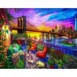 Discount Clementoni Puzzle 3000 piezas Atardecer en la Terraza en Manhattan