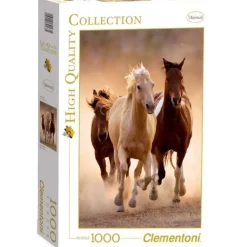 Clementoni Puzzle 1000 Piezas Caballos Corriendo