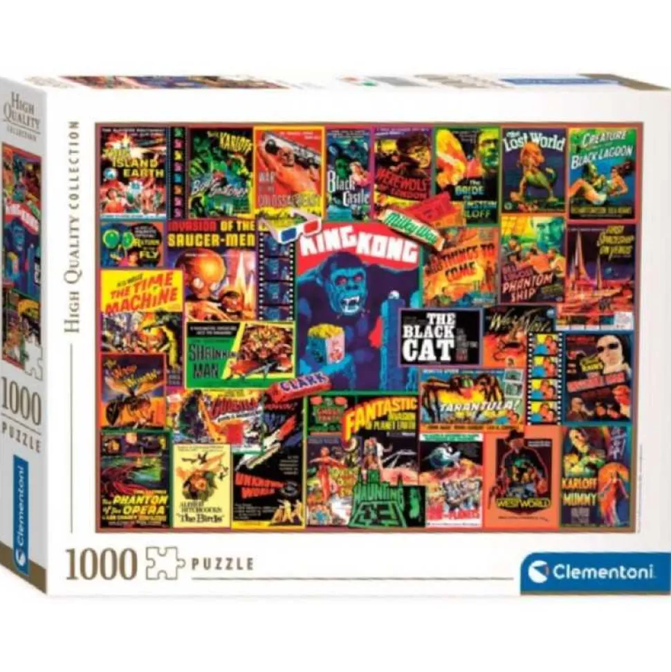 Puzzle 1000 Piezas Carteleras de Thriller Clásicos -