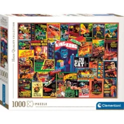 Puzzle 1000 Piezas Carteleras de Thriller Clásicos -