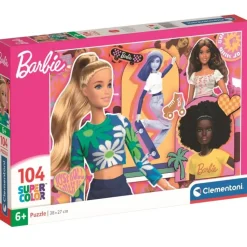 Puzzle 104 piezas de Barbie y sus amigas +6A