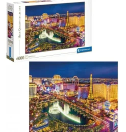 Sale Clementoni Puzzle 6000 piezas de la Ciudad de las Vegas Nocturna Nevada