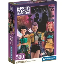 Discount Clementoni Puzzle 500 piezas de Las guerreras K-pop -