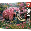 Puzzle 1000 piezas Elefante floral - Educa