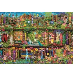 Puzzle 2000 Piezas Jardín en Estantes -