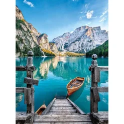Hot Clementoni Puzzle 500 piezas Lago de Montaña con Desembarcadero