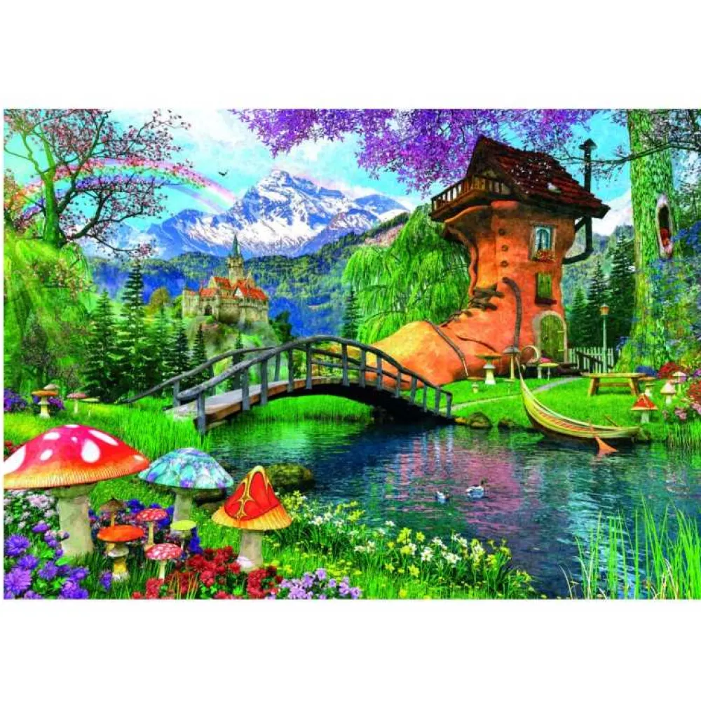Clementoni Puzzle 500 piezas La Vieja Casa de Zapato
