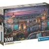 Puzzle 1000 Piezas Luces del Danubio en Budapest - Clementoni