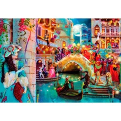 Puzzle 1000 Piezas Luna de Carnaval en Venecia