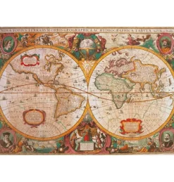 Sale Clementoni Puzzle 1000 Piezas Mapa Antiguo -