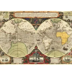 Best Clementoni Puzzle 6000 piezas Mapa Náutico - Globo terráqueo antiguo -