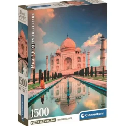 Outlet Clementoni Puzzle 1500 piezas Monumento Taj Mahal de la India -