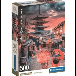 Clearance Clementoni Puzzle 500 piezas Noche en Kioto Japón -