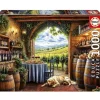 Puzzle 1000 piezas Perros en Bodega de vinos - Educa