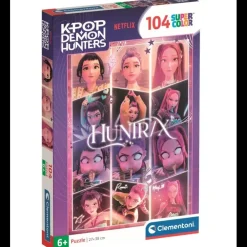 New Clementoni Puzzle 104 piezas Personajes de las Guerreras k-Pop - +6A